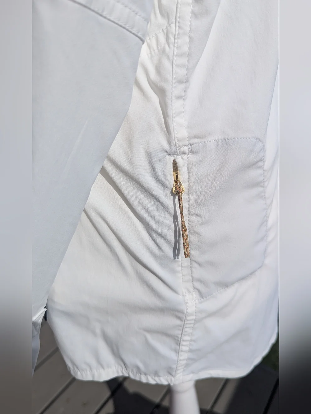 REI Sahara Long Sleeve Shirt Solid White - Picture 8 of 14